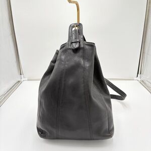 Rare Vintage Coach Flatiron 4179 Sling Backpack Bag Black Glove Cowhide Leather
